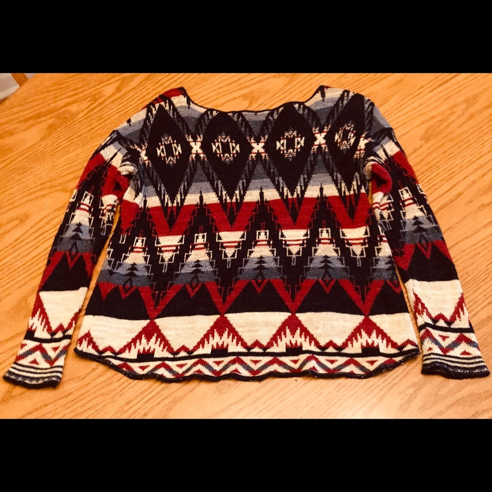 RL Denim and Supply Aztec print long sleeve